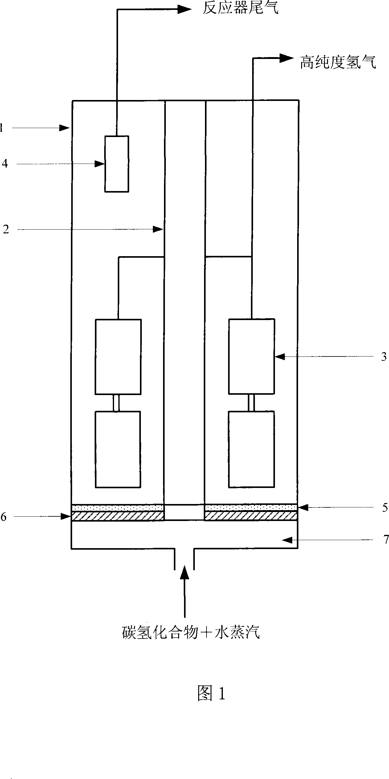 Ring shaped radial arrayed fluidized bed membrane reactor