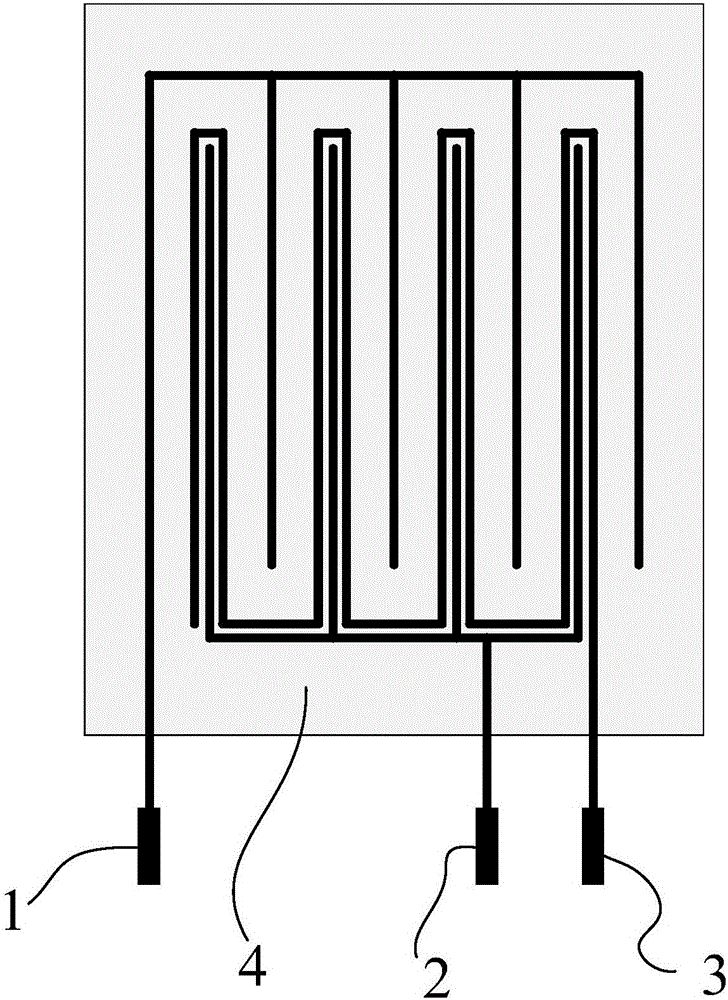 Coplanar capacitor type polymer molecular orientation measuring device and method