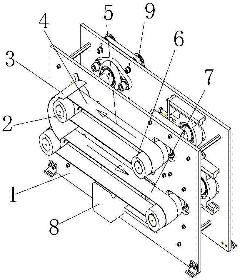 A pressureless coin flipping device