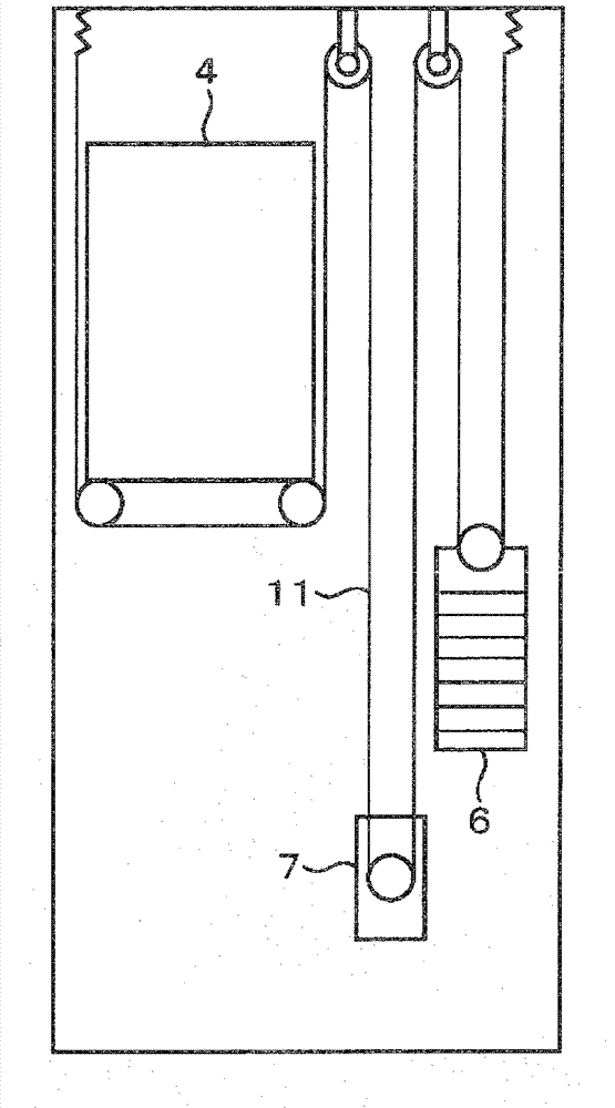 Winding engine for elevator and elevator device