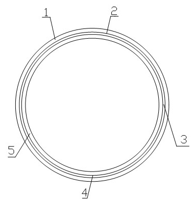 Steel-plastic composite pressure pipe