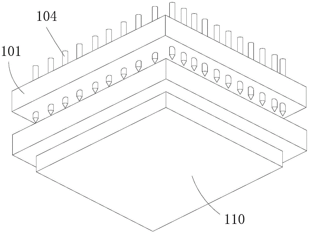 Two-dimensional array ultrasonic transducer based on three-dimensional ultrasonic imaging and preparation method for same
