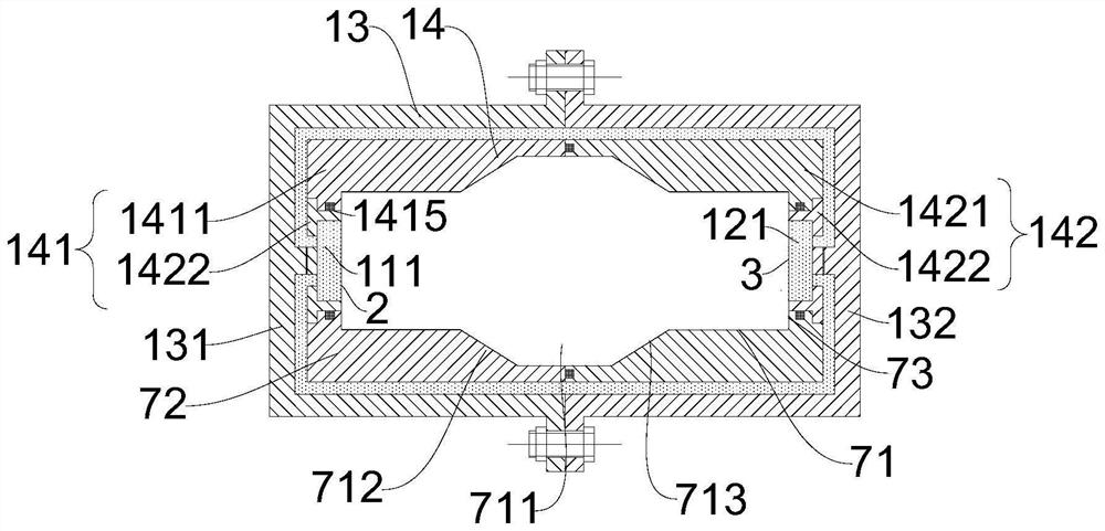 Magnetic liquid damping shock absorber