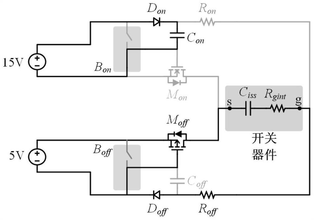 Partial bootstrap gate drive circuit capable of reducing switching loss and control method