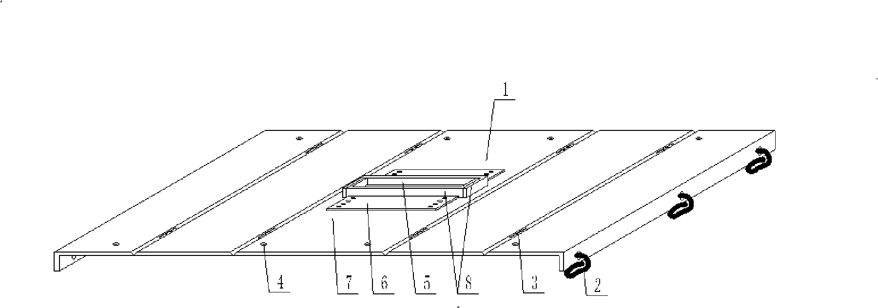 Polyhedron component molding mould