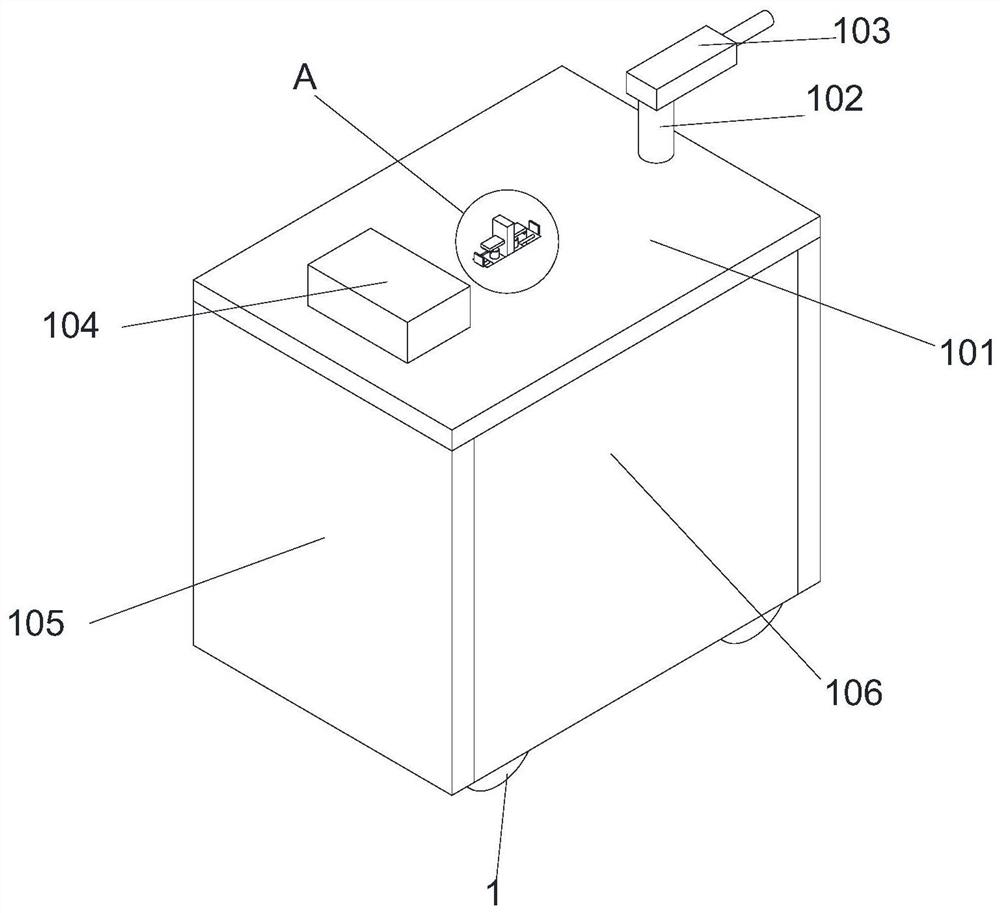 Chemical product cleaning device