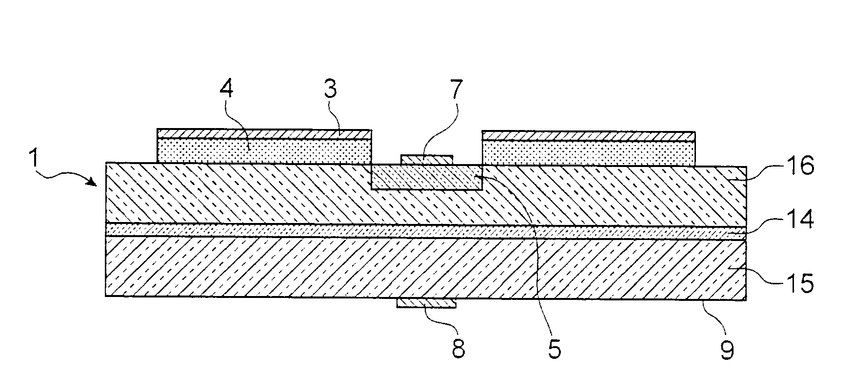 Light-emitting diode in semiconductor material and its fabrication method