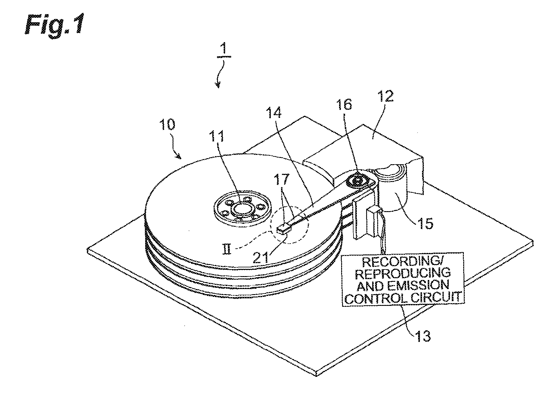 Thermally assisted magnetic head, head gimbal assembly, and hard disk drive
