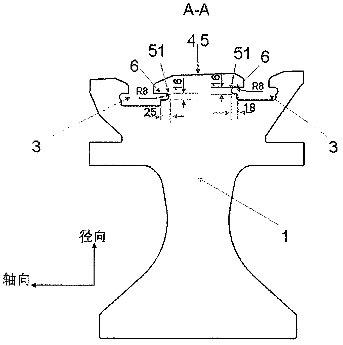 Rotor wheel disc