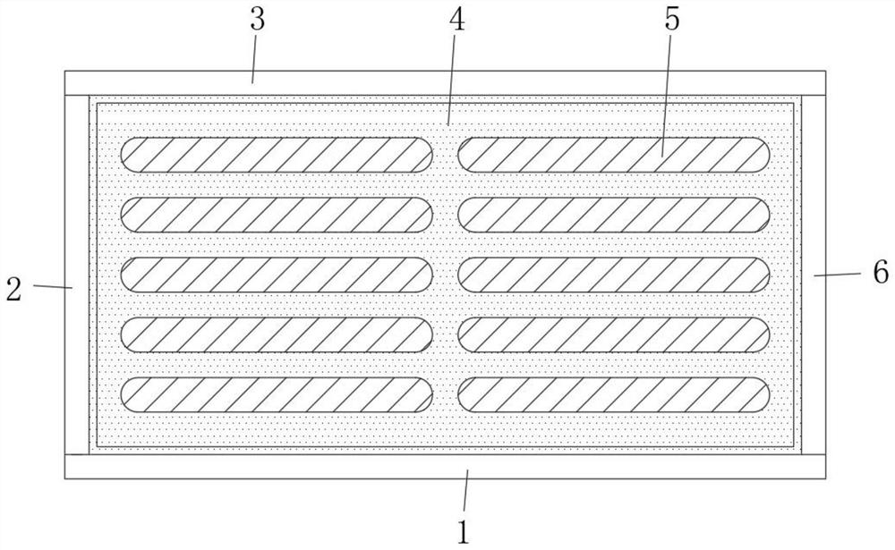 High-speed rail platform antiskid ground paving structure and paving method thereof