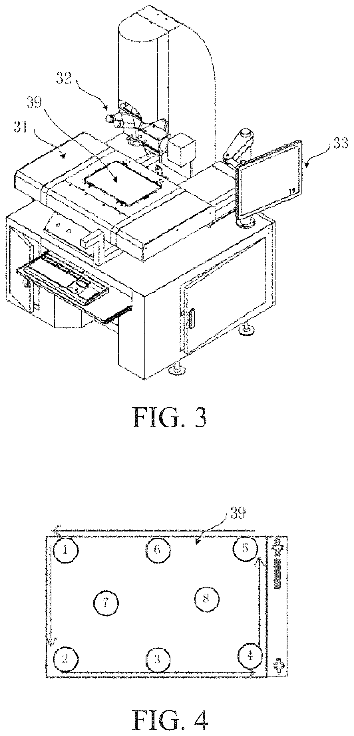 Surface flatness measuring device and surface flatness measuring method