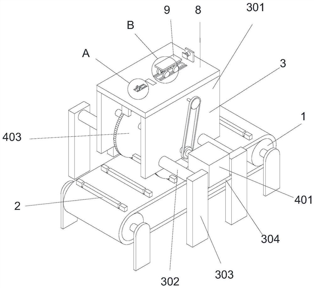 Anti-jamming concrete block recycling and cutting device