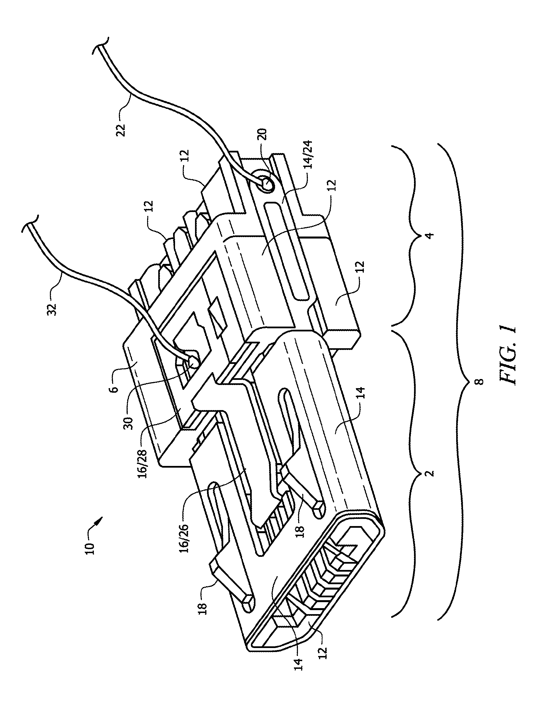 Communication connector with analog coupling circuit