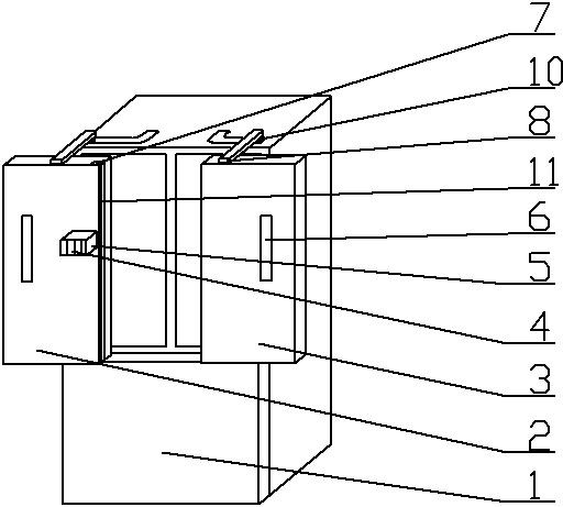 Anti-dew electric refrigerator with oppositely-opened doors