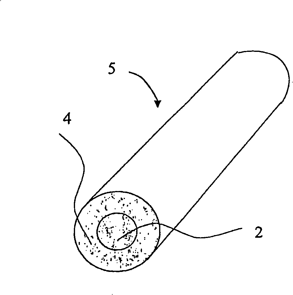 Electroluminescent cable and method of fabrication thereof