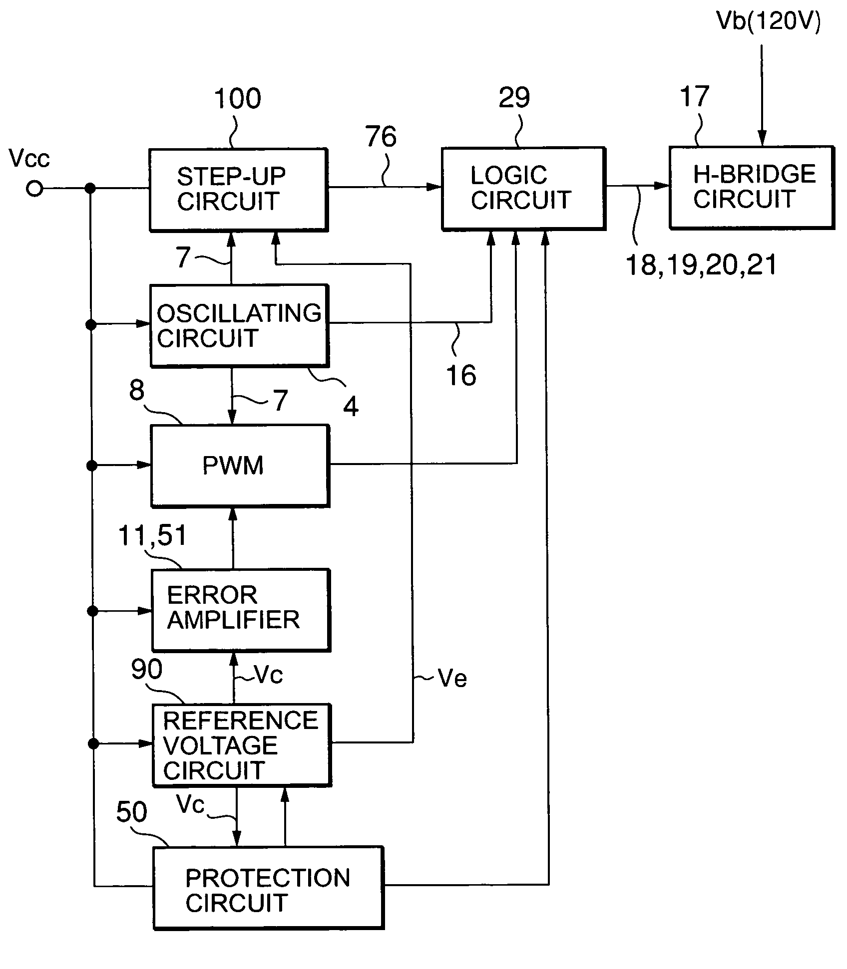 Inverter circuit for lighting discharge lamps with reduced power consumption