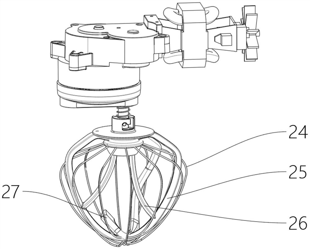 A kind of automatic dough mixing machine and dough mixing method