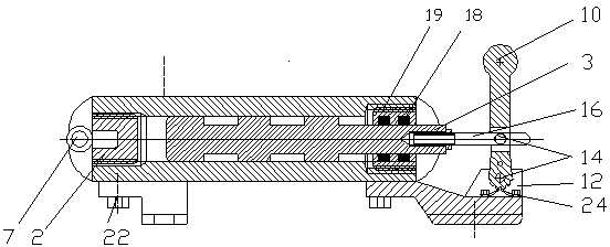Two-position double-control combined valve for hydraulic device