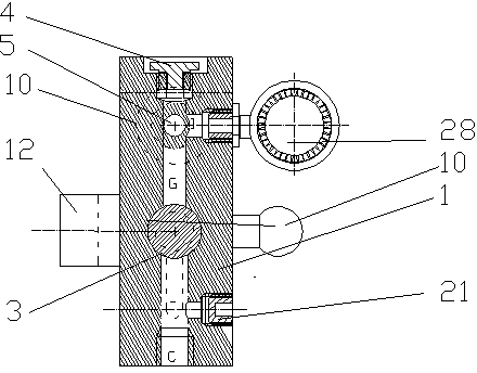Two-position double-control combined valve for hydraulic device