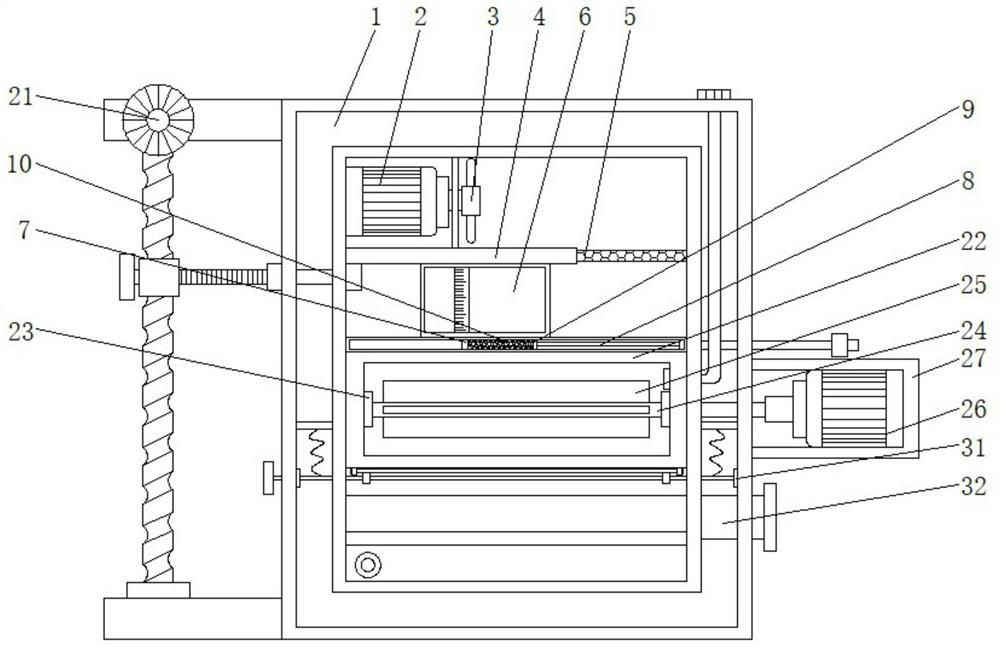 Waste collecting device for textile processing and production