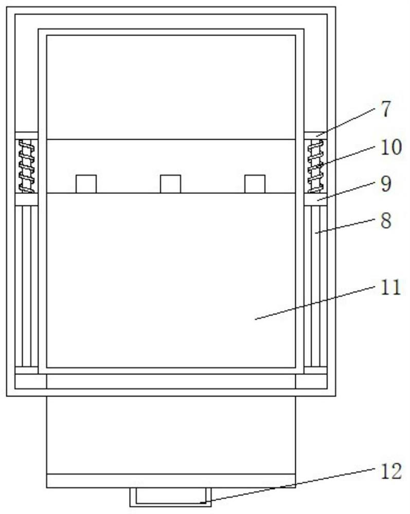 Waste collecting device for textile processing and production