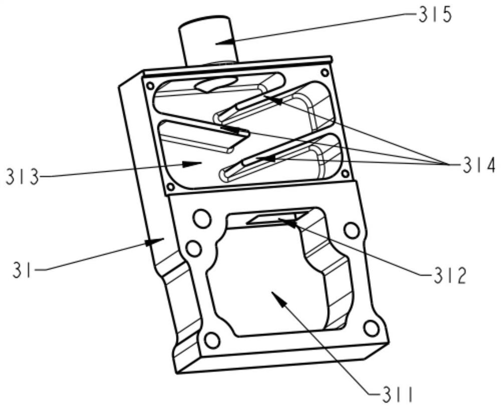 Highly-integrated crankcase ventilation and separation device