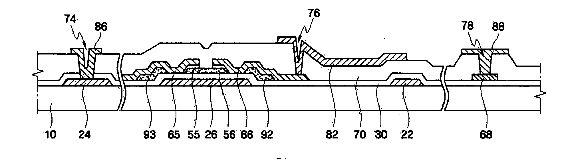 TFT array panel, liquid crystal display including same, and method of manufacturing TFT array panel