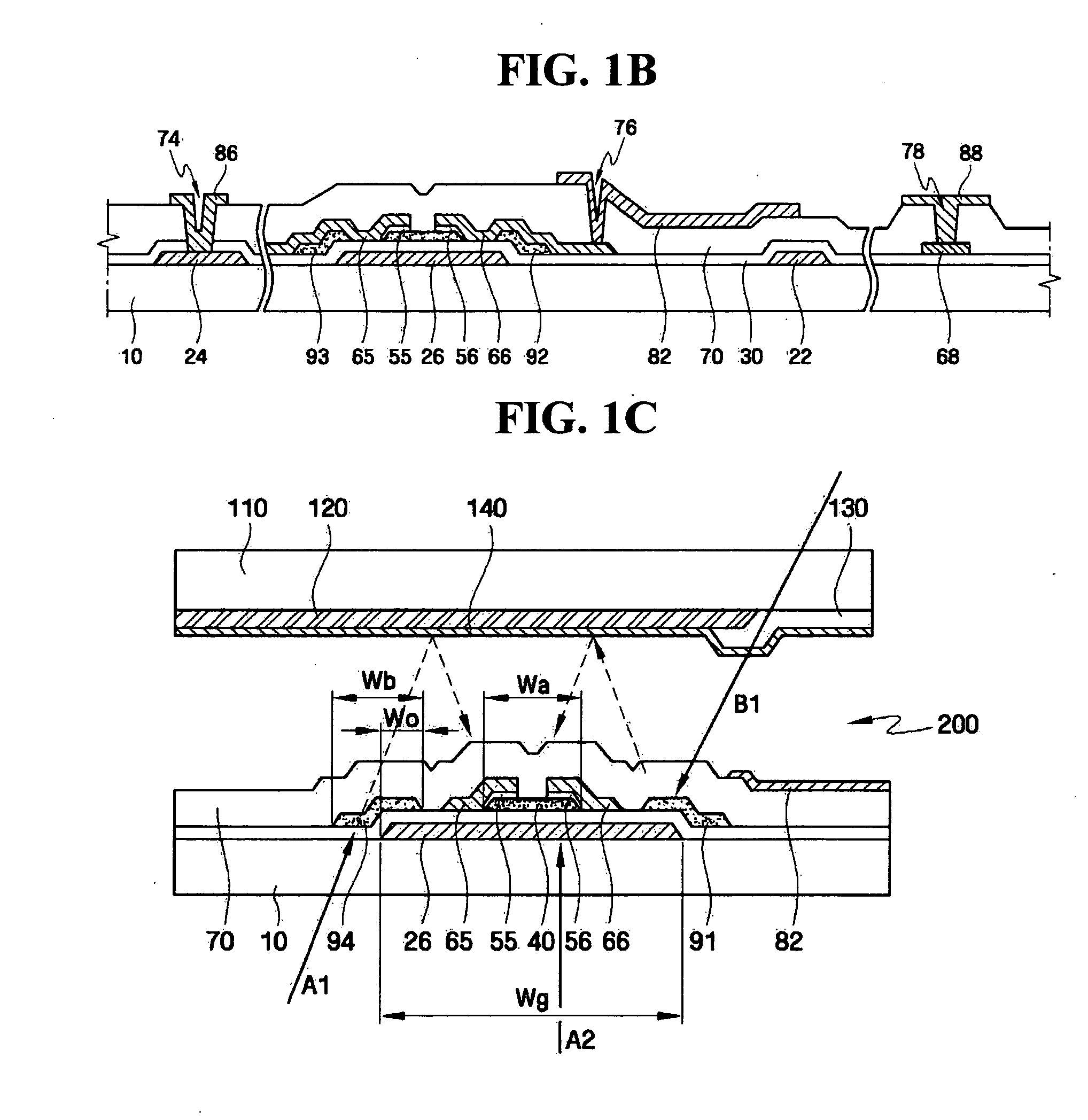 TFT array panel, liquid crystal display including same, and method of manufacturing TFT array panel