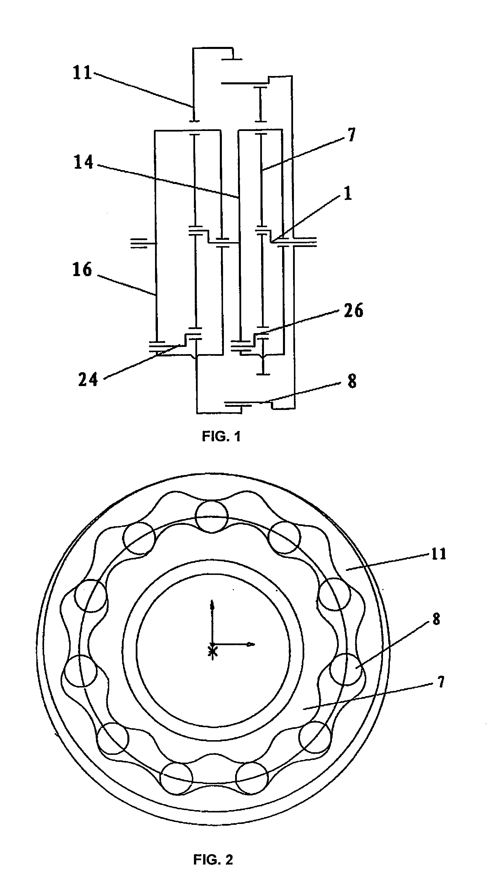 Rigid speed reducer with internal and external tooth profile tooth-enveloping