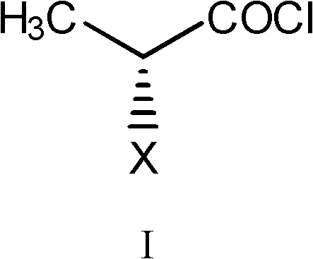 Method for preparing D-2-substituted propionyl-L-glutamine