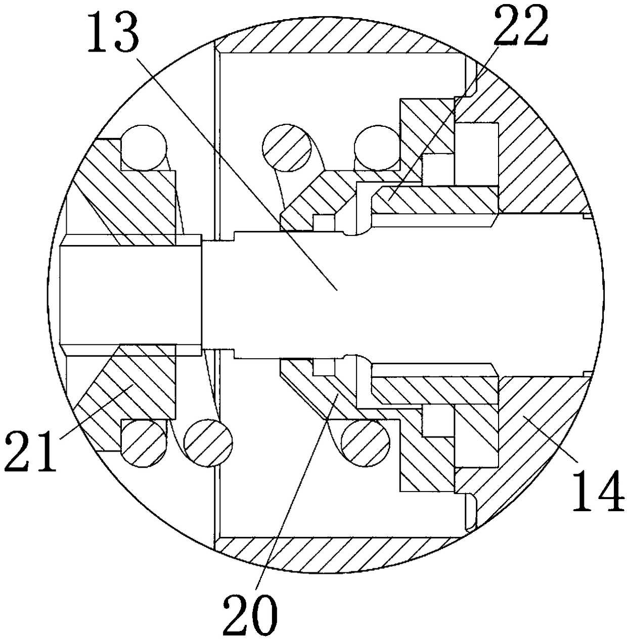 Anti-blocking anesthetic puncture needle for gynecological operation