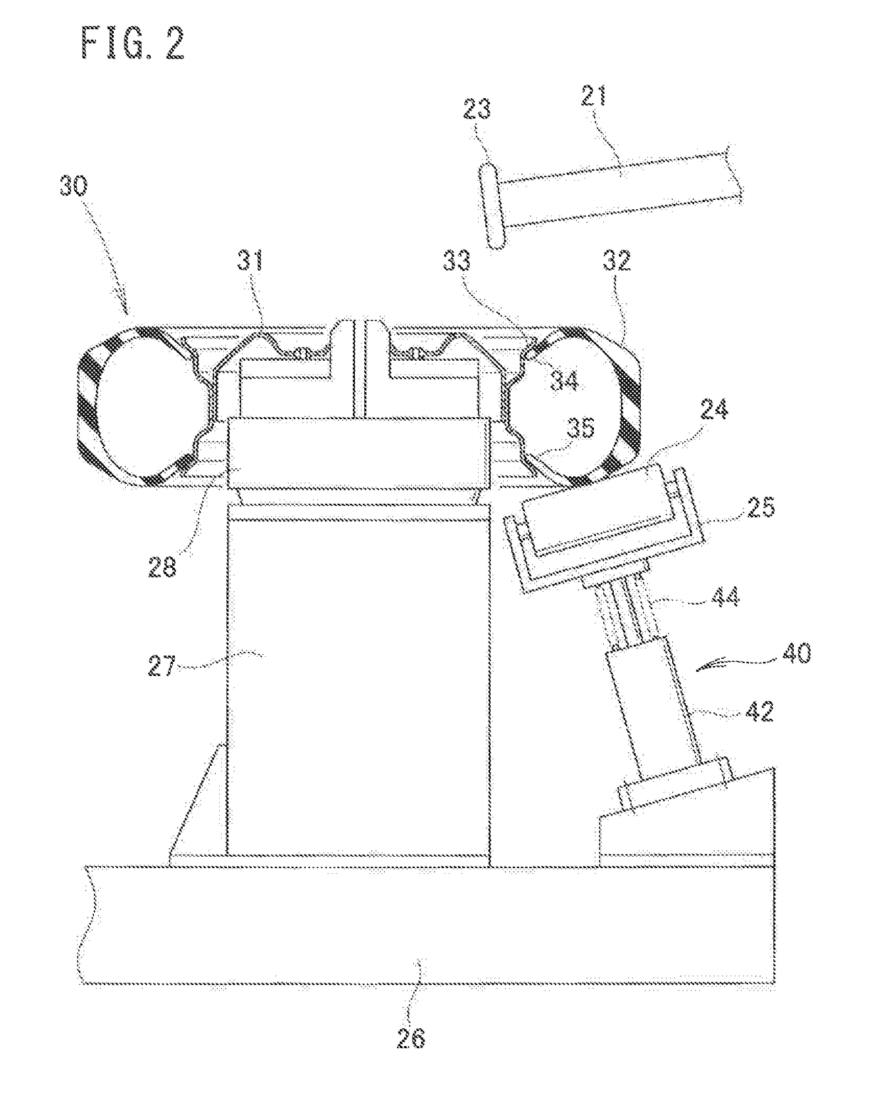 Fitting device for tire assembly and fitting method for tire assembly