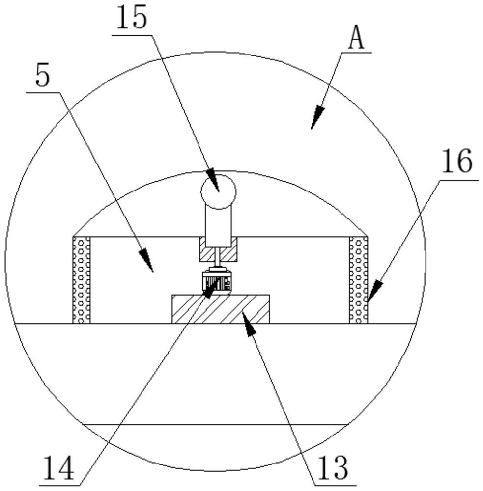 Electric door distribution box dust removal mechanism