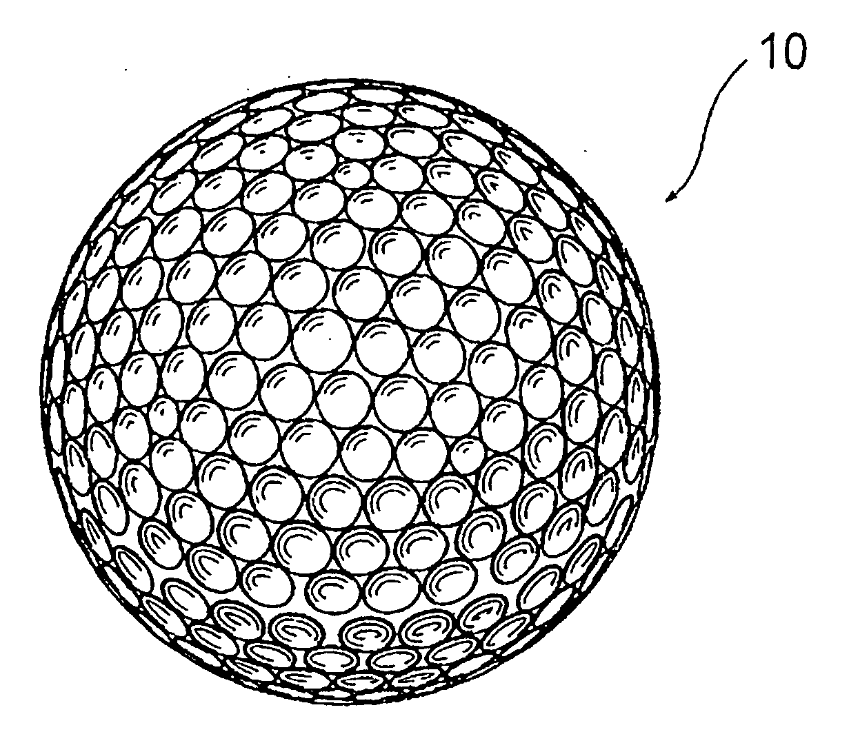 Golf ball with polysulfide rubber layer