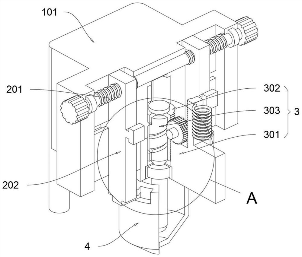 Automatic cleaning device for probe of yeast freezing point osmotic pressure tester