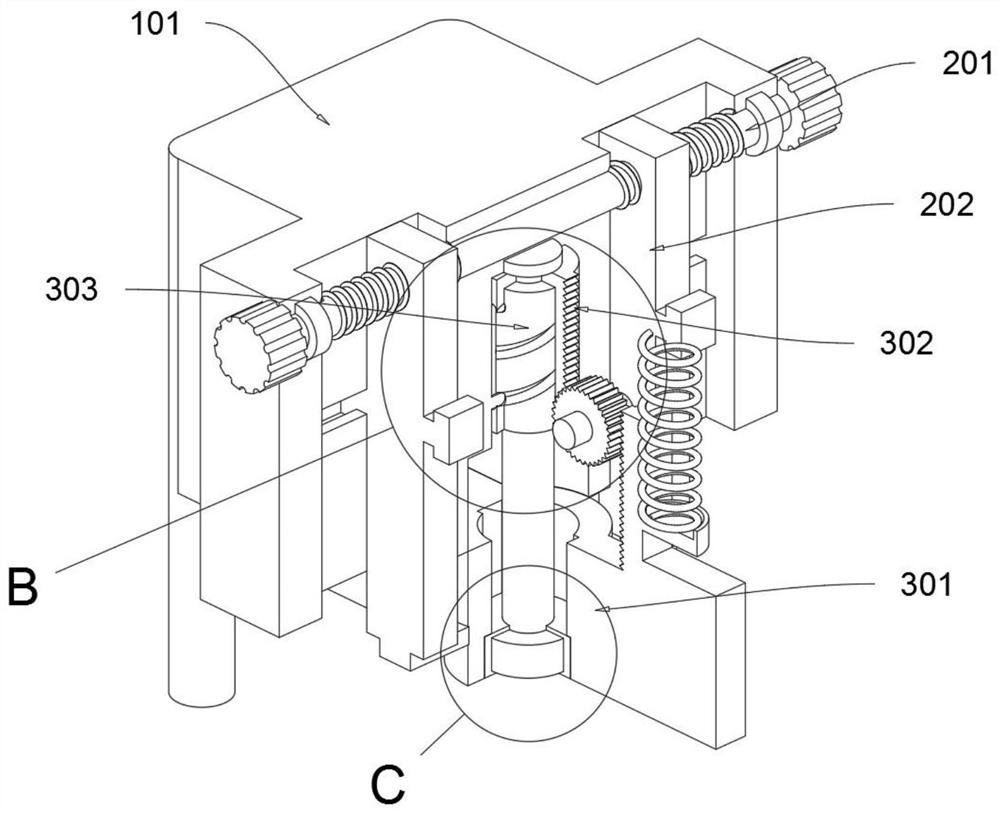 Automatic cleaning device for probe of yeast freezing point osmotic pressure tester