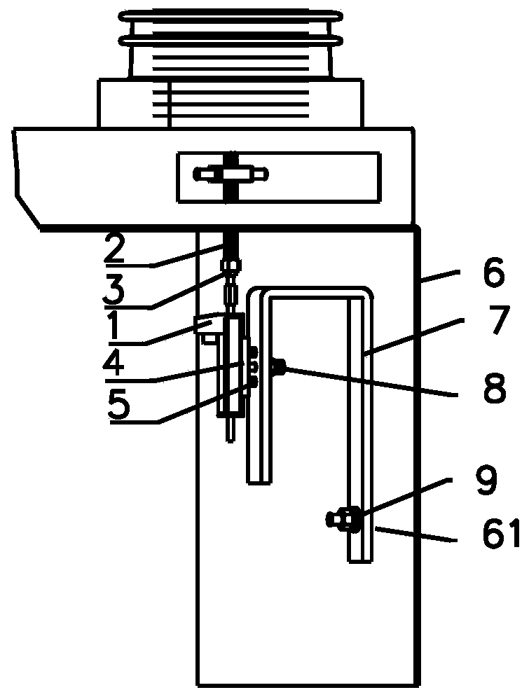 A circuit breaker mechanical characteristic testing device