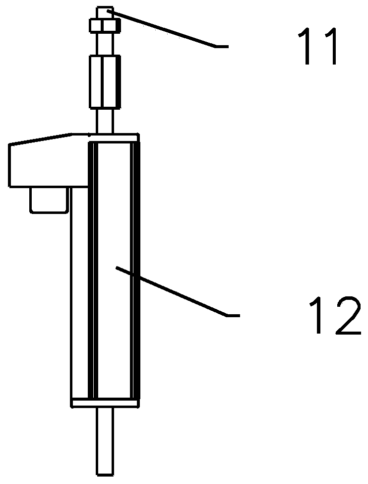 A circuit breaker mechanical characteristic testing device