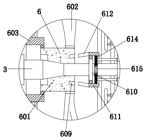 High-efficiency motor for new energy vehicles with back-blowing self-cleaning function