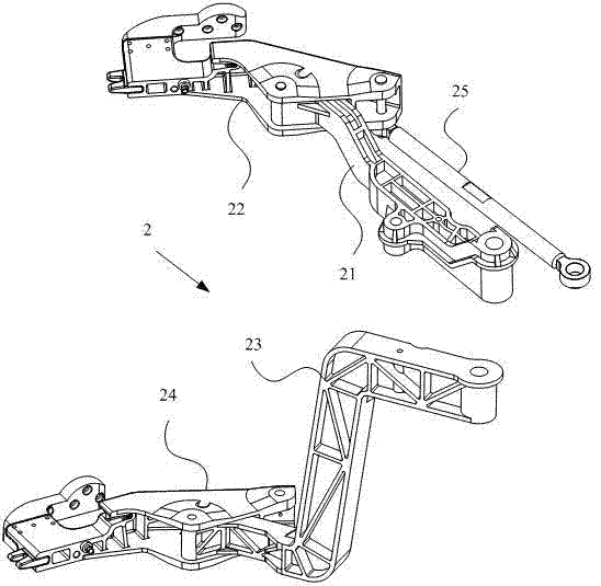 Front end opening and closing mechanism for rail vehicle and rail vehicle