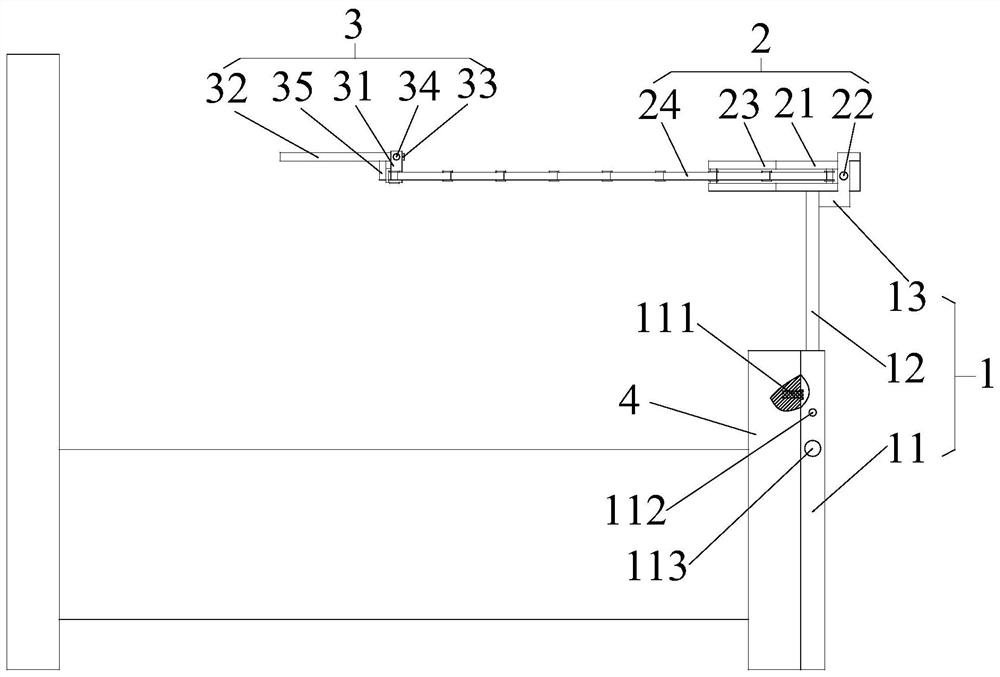 Folding notebook computer bed frame