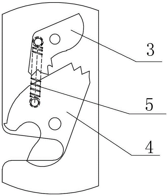 Three-gear integrated hook lock and locking method thereof