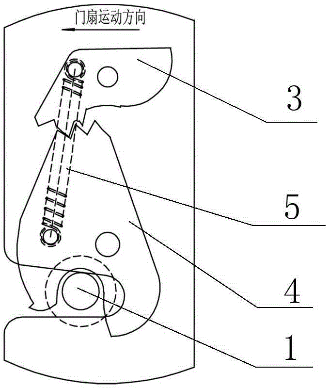 Three-gear integrated hook lock and locking method thereof