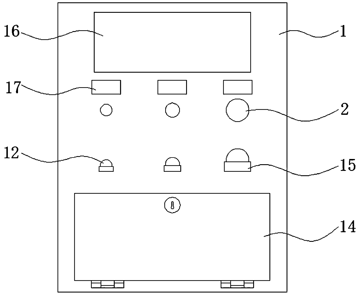 Dry battery sorted recycling and putting device