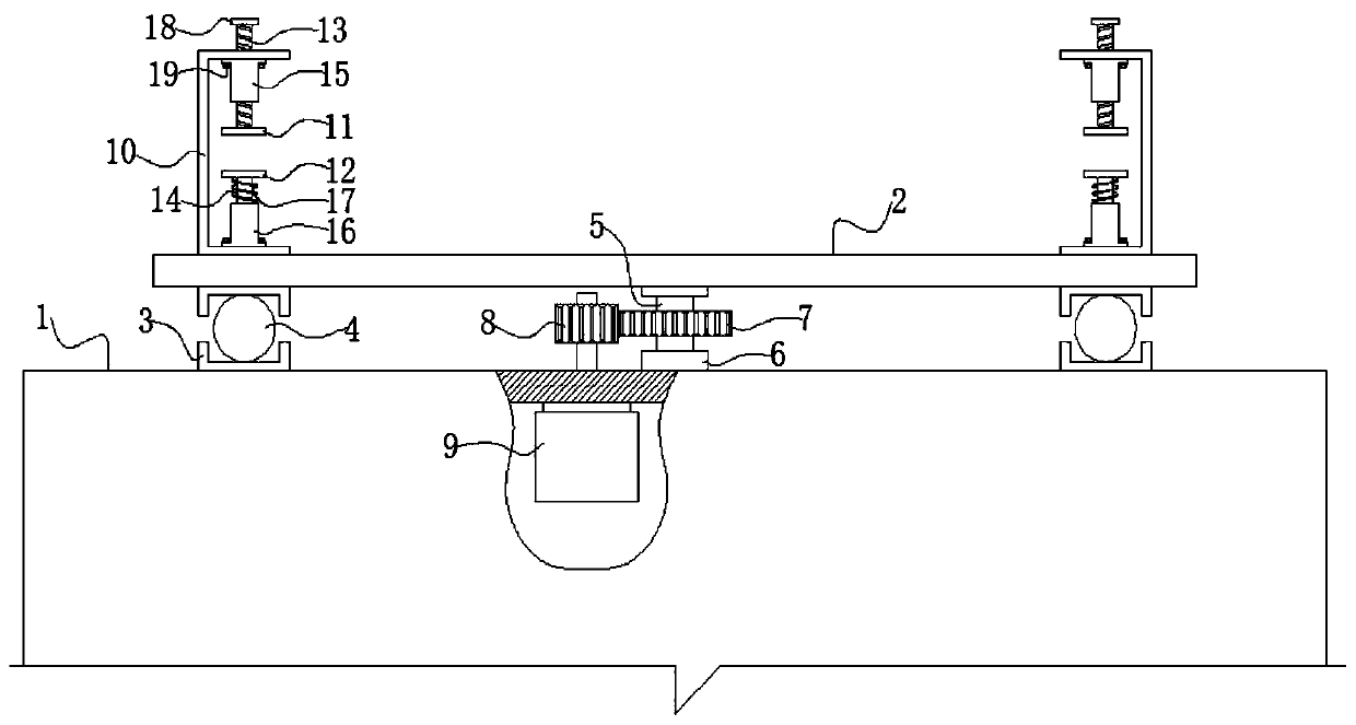 Clamping and turning device for assistance in glass edge grinding