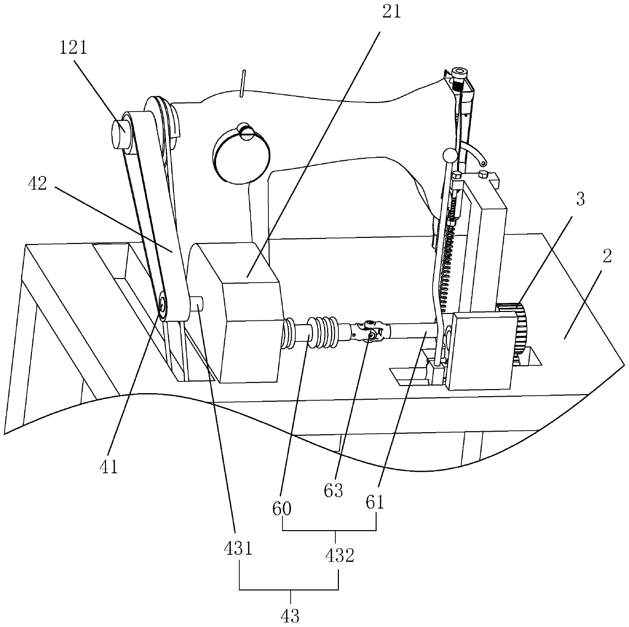 A sewing machine presser foot device