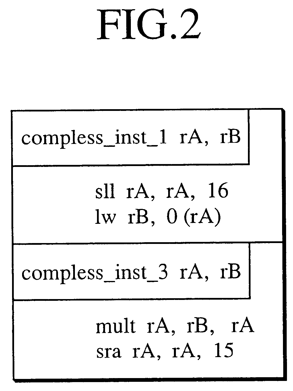 Information processing apparatus provided with an optimized executable instruction extracting unit for extending compressed instructions