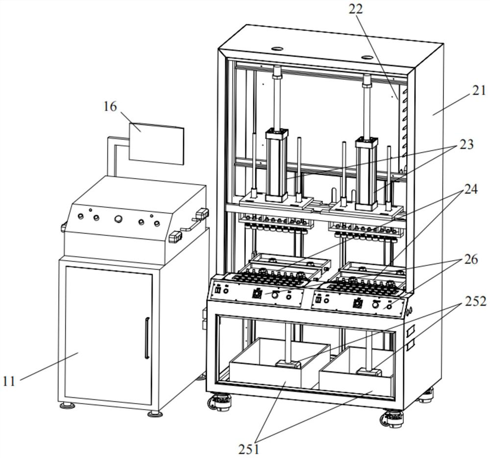 High-voltage insulation testing device