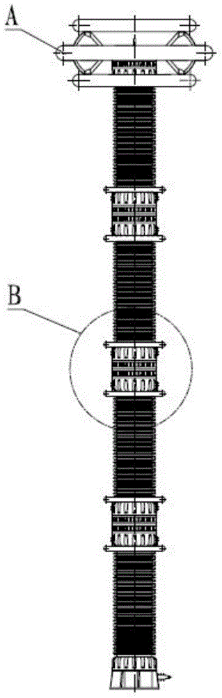 Connecting flange of equipotential shielded capacitive voltage transformer