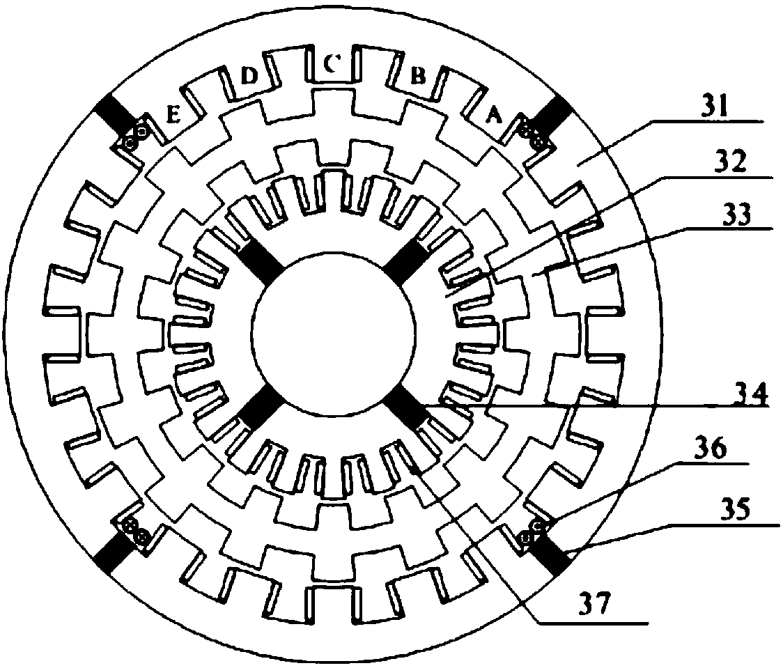 Double stator double salient pole compound excitation motor drive system and its control method